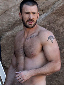 Chris Evans Nude